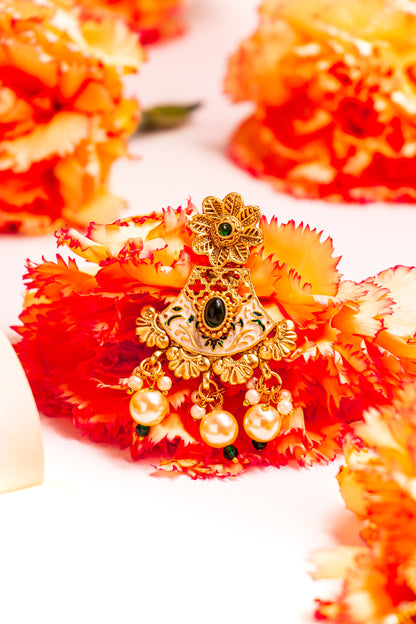 Vaishali Polki Long Necklace Set