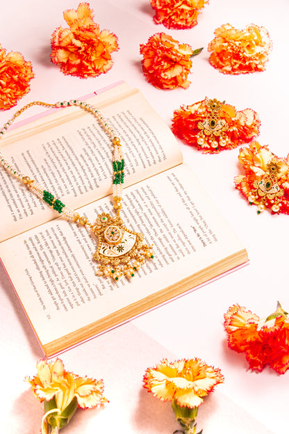 Vaishali Polki Long Necklace Set
