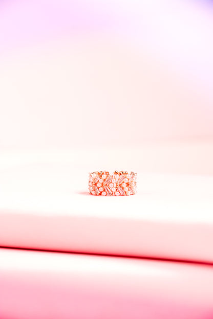 Pearl Throne Adjustable Ring