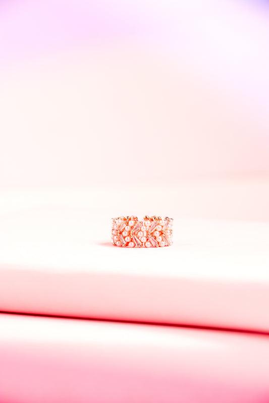 Pearl Throne Adjustable Ring