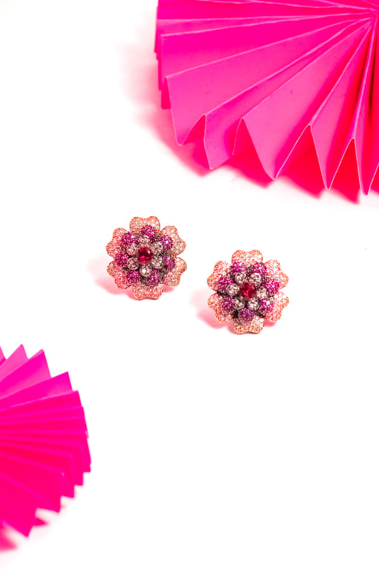 Regal Rose Earrings