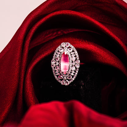 Selene Cocktail Adjustable Ring