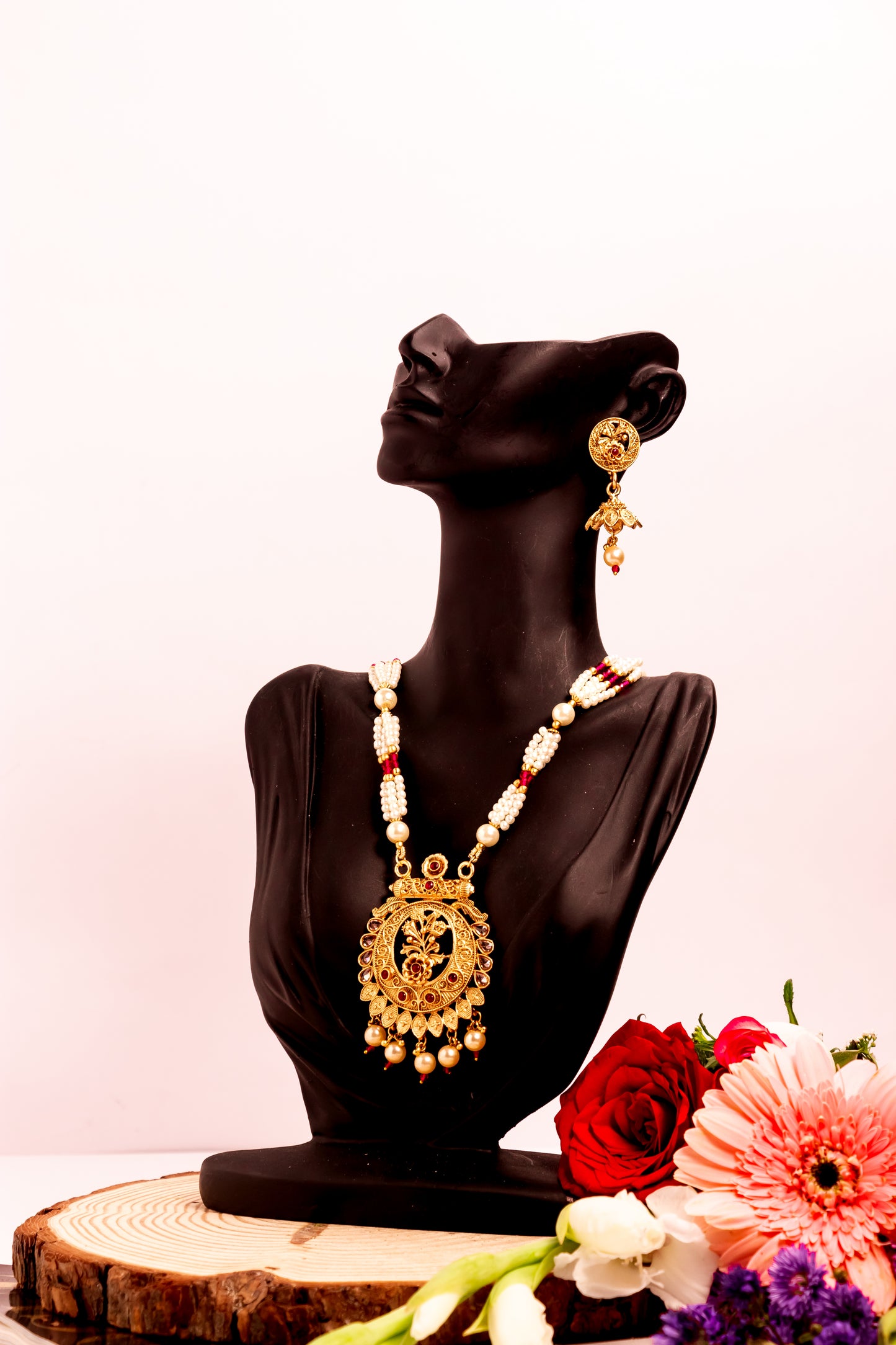 Padmavati's Radiance Long Necklace Set