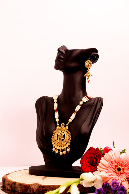 Padmavati's Radiance Long Necklace Set