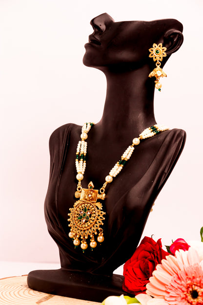 Enchanted Padma Long Necklace Set