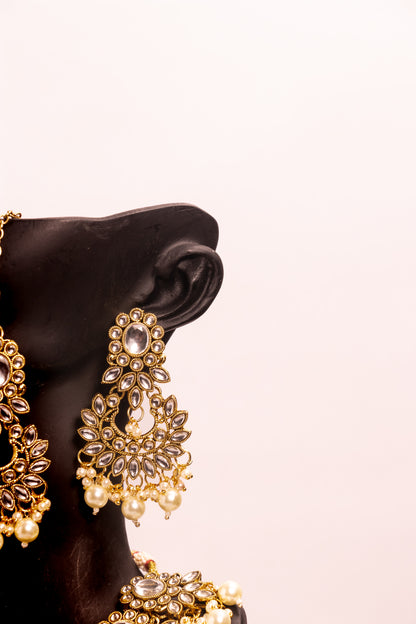 Jahan's Majesty Kundan Necklace Set