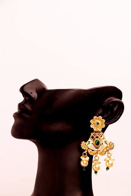 Vaishali Polki Long Necklace Set