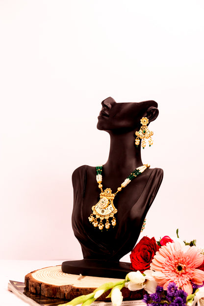 Vaishali Polki Long Necklace Set