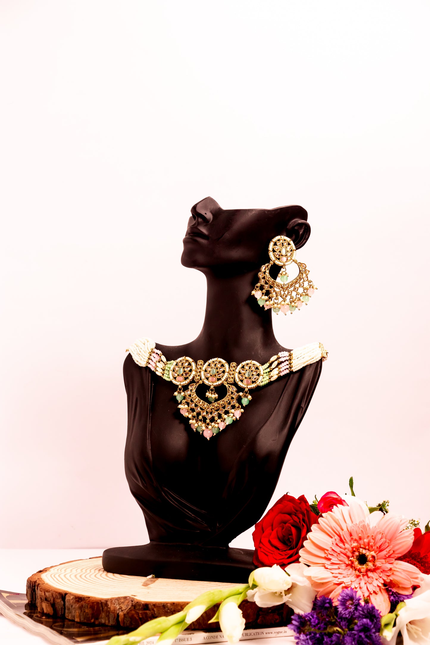 Urmila Polki Choker Necklace Set