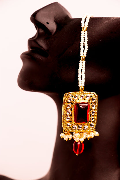 Vaijayanti Kundan Choker Necklace Set