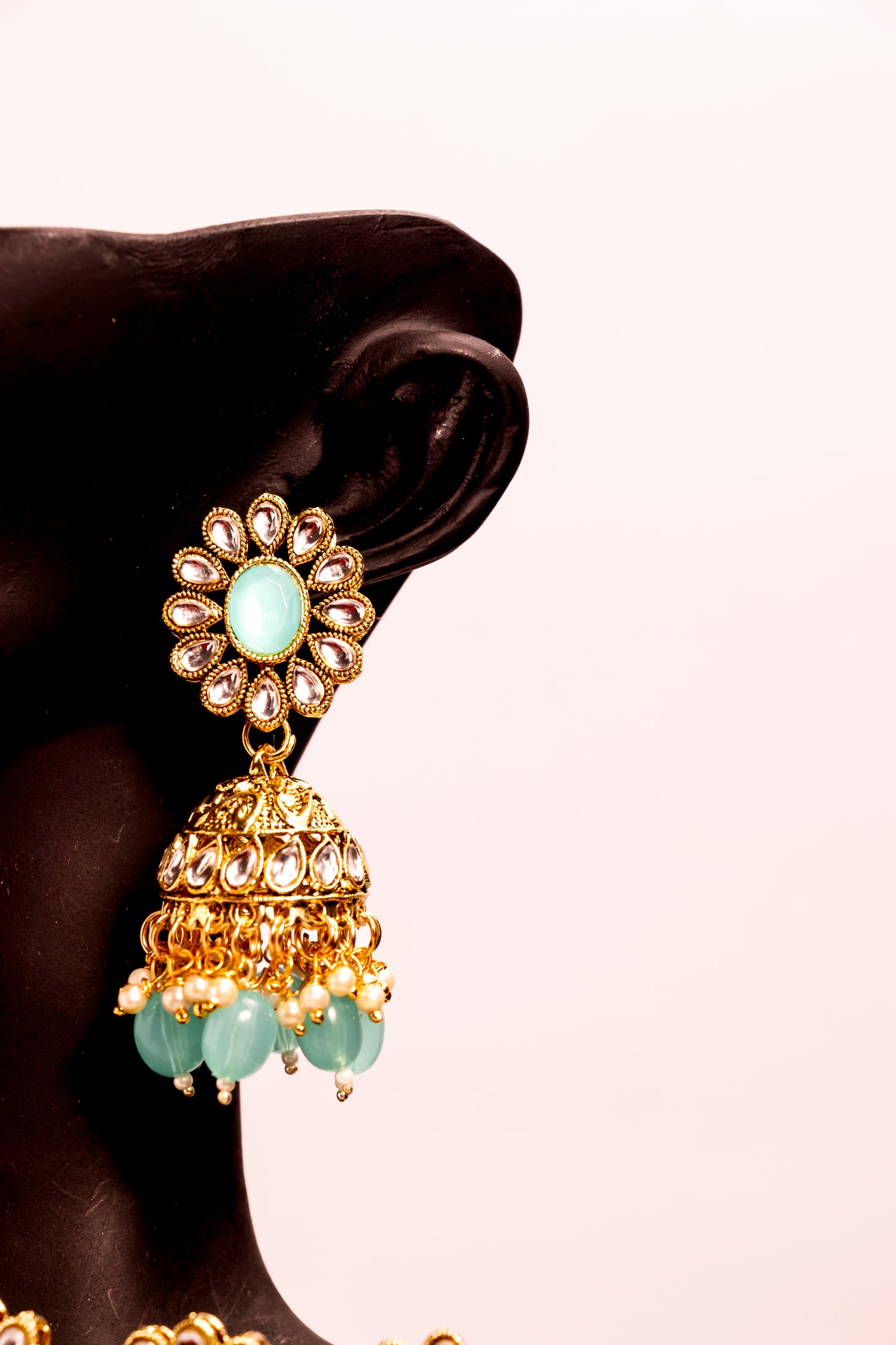 Noor's Glow Kundan Choker Necklace Set