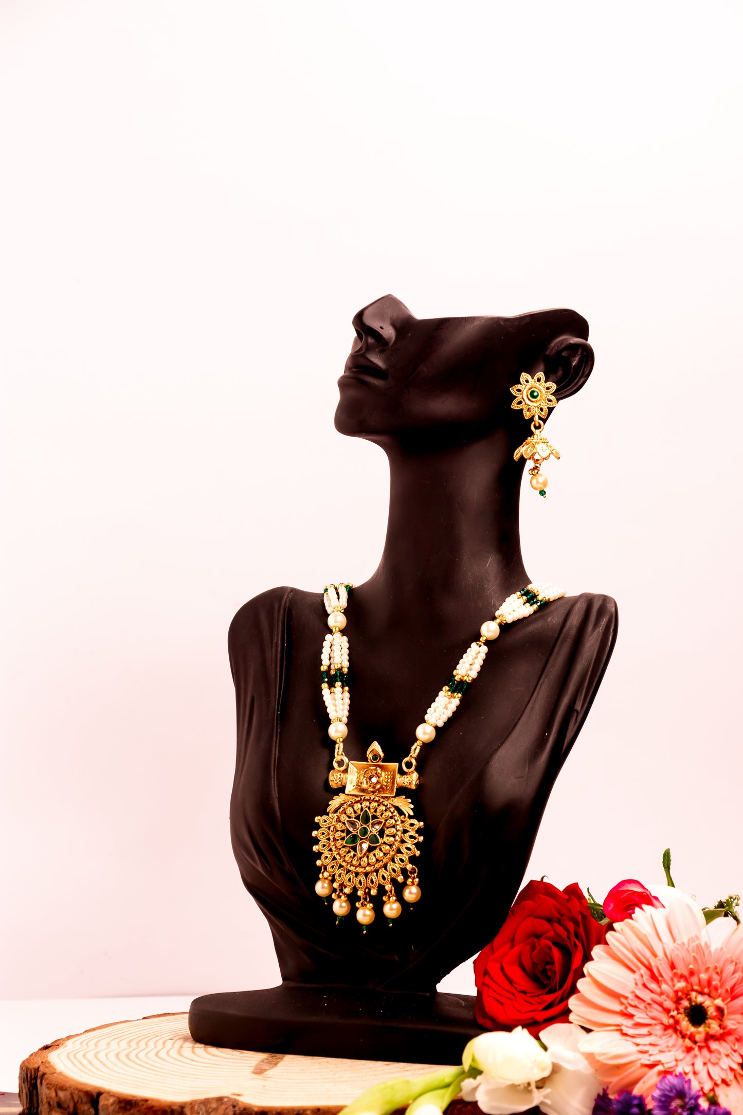 Enchanted Padma Long Necklace Set