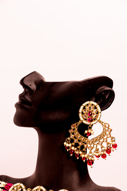 Padmavati’s Reflection Polki Choker Necklace Set