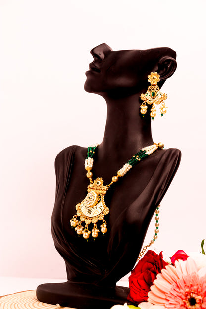 Vaishali Polki Long Necklace Set
