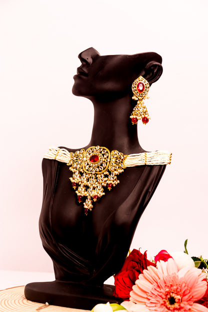 Eternal Padma Choker Necklace Set