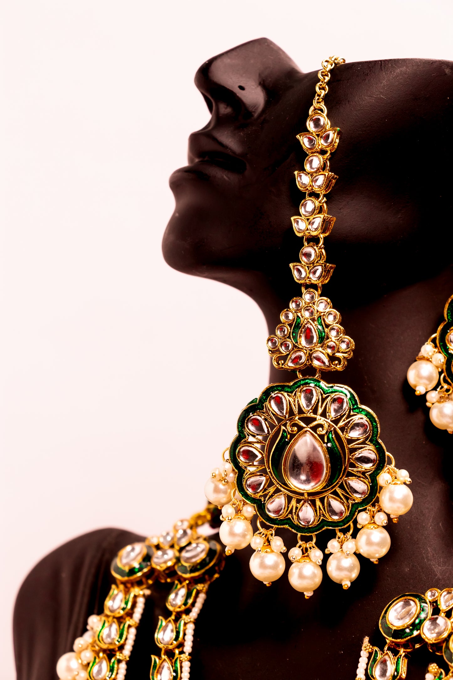 Noor's Dream Kundan Long Necklace Set