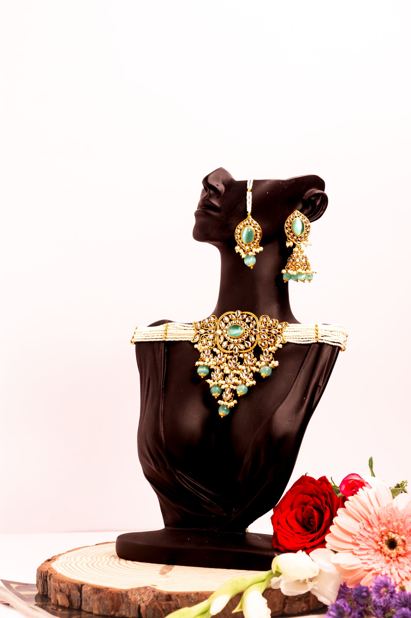 Padmavati's Treasure Polki Choker Necklace Set
