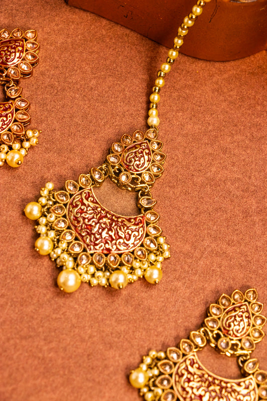 Golden Glimmer Mangtika Set