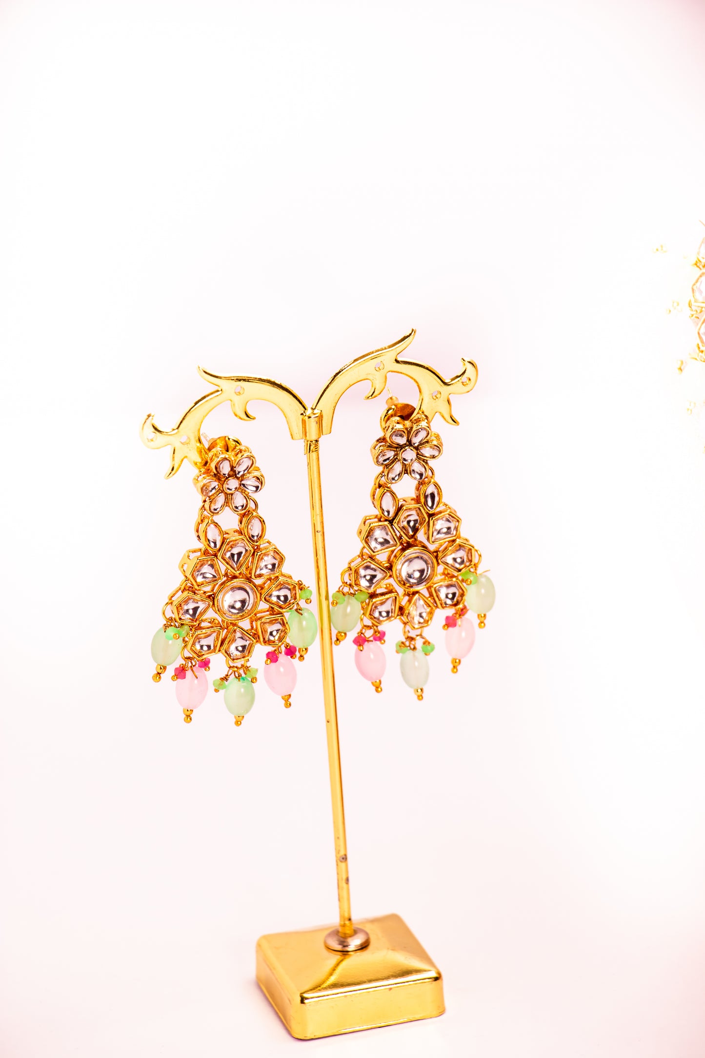 Noor's Legacy Red Kundan Necklace Set