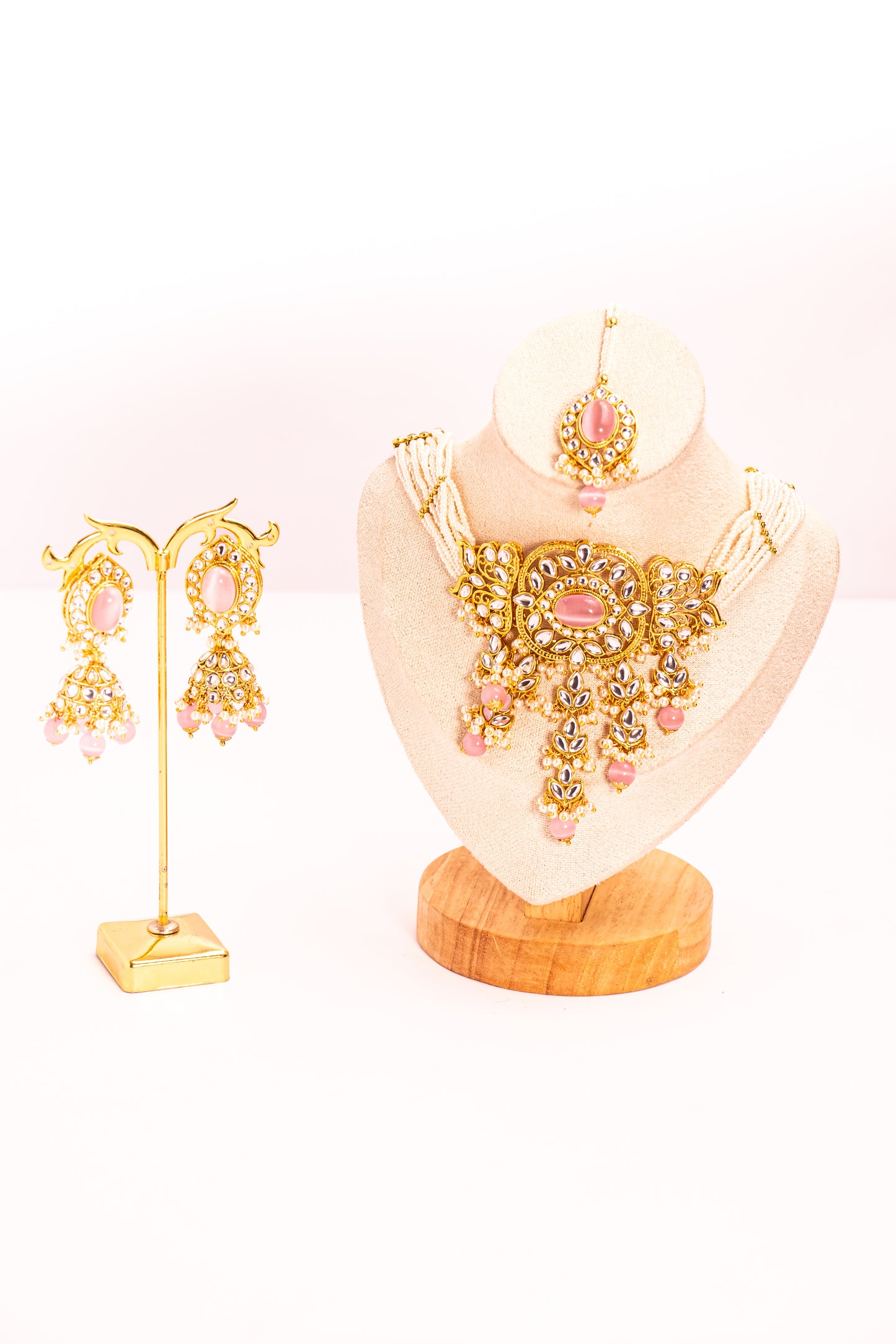 Krishnaveni Polki Necklace Set
