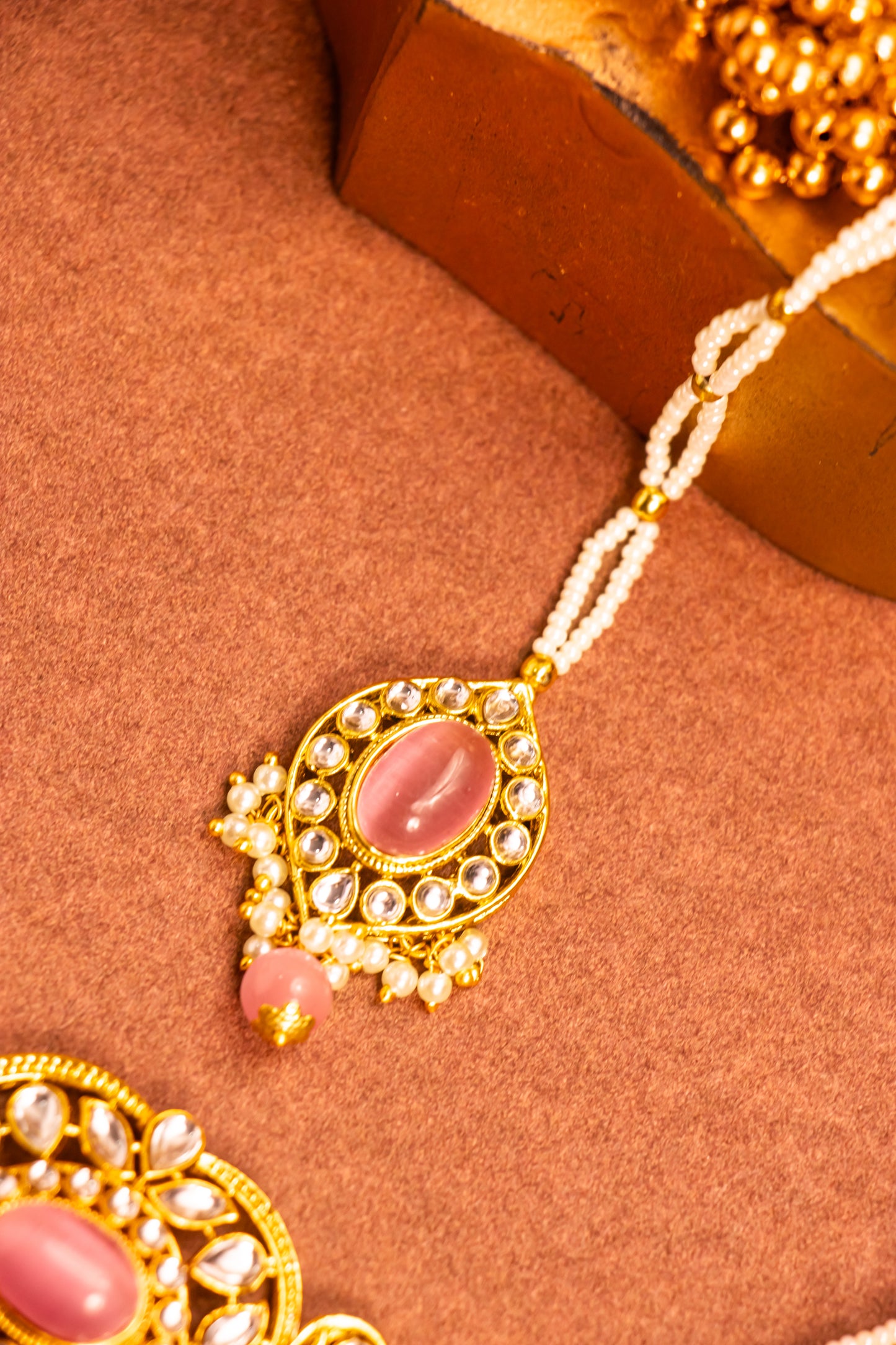 Krishnaveni Polki Necklace Set