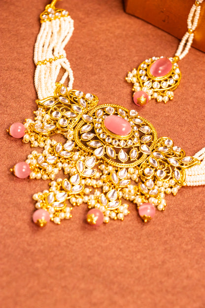 Krishnaveni Polki Necklace Set