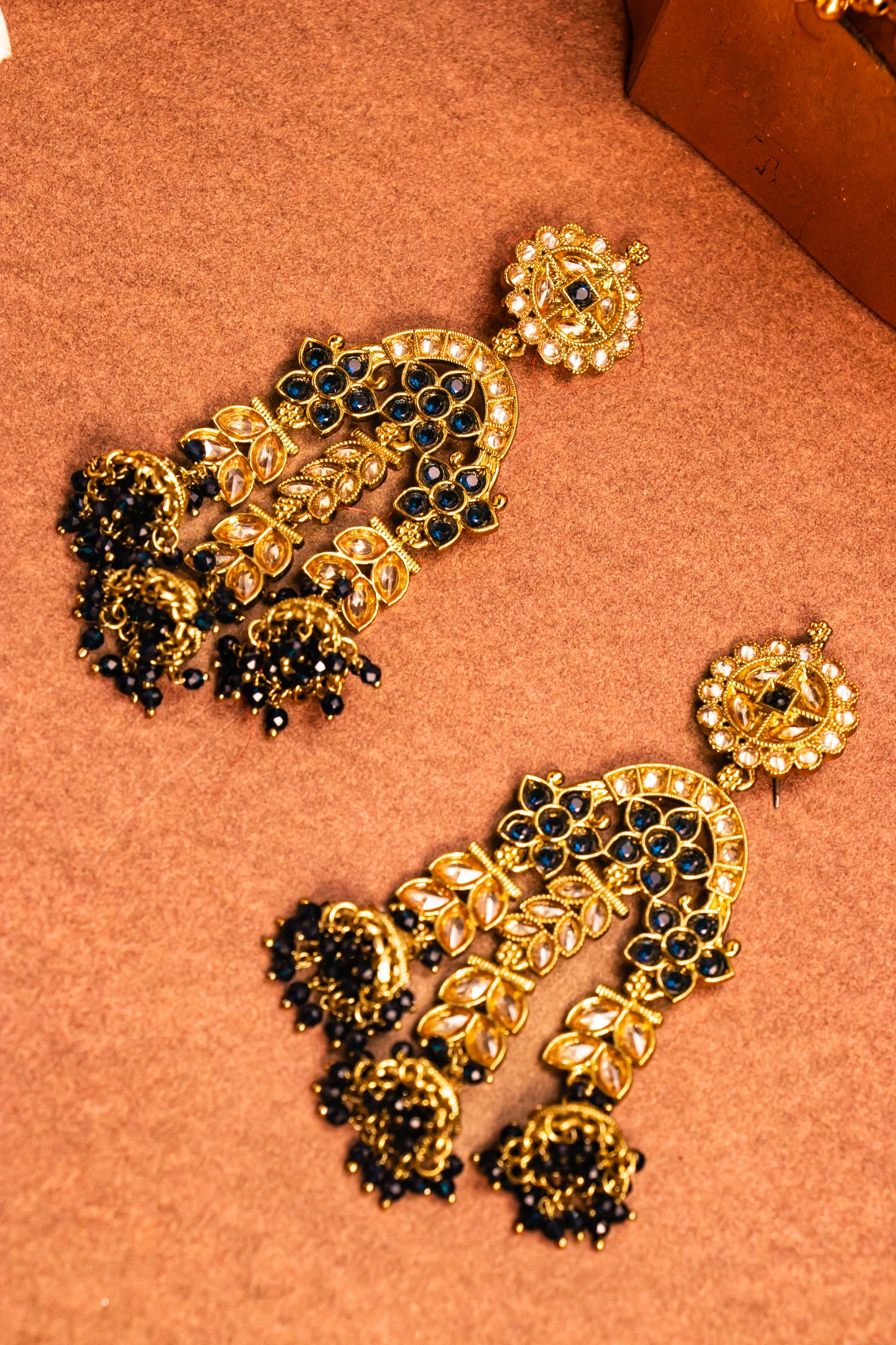 Royal Culture Blue Earrings