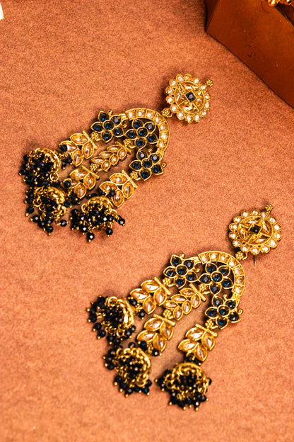Royal Culture Blue Earrings