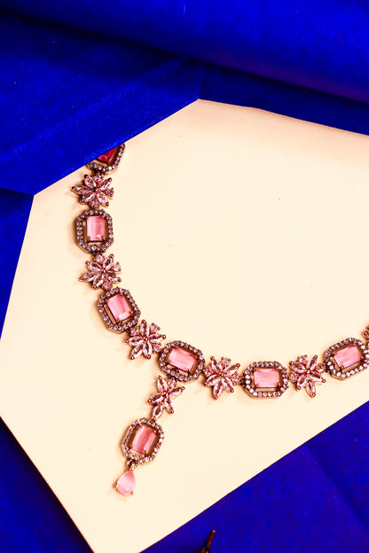 Moonlit Crescent Necklace Set