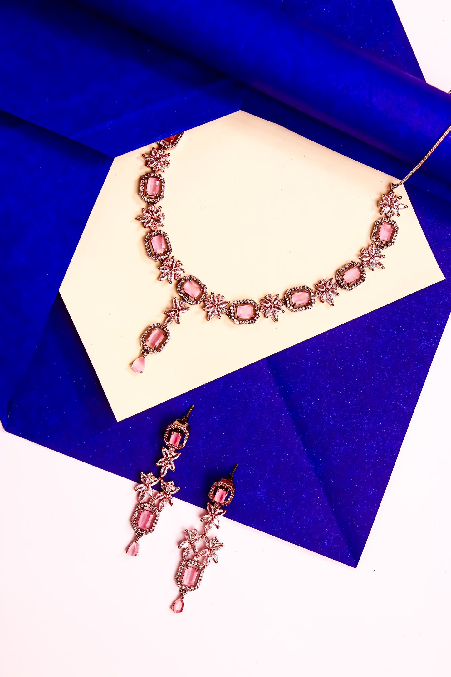 Moonlit Crescent Necklace Set