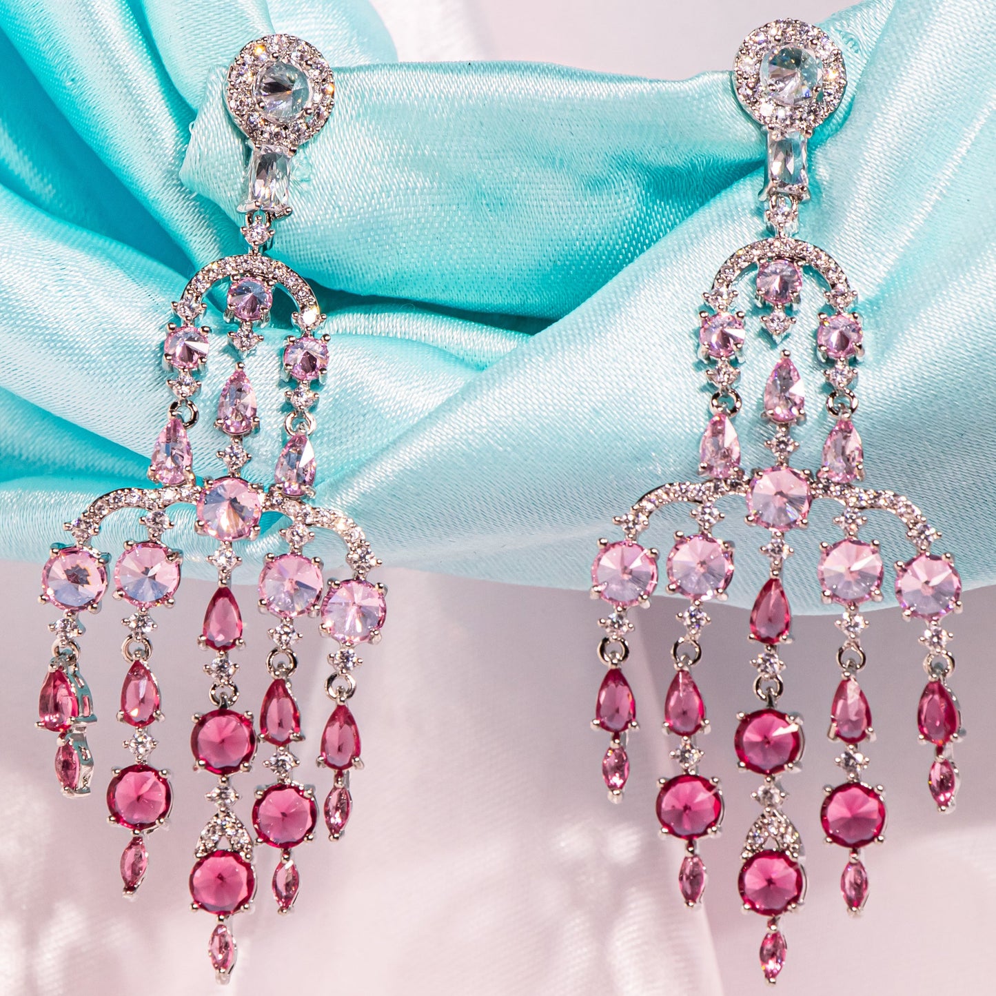 Glistening Tiara Earrings