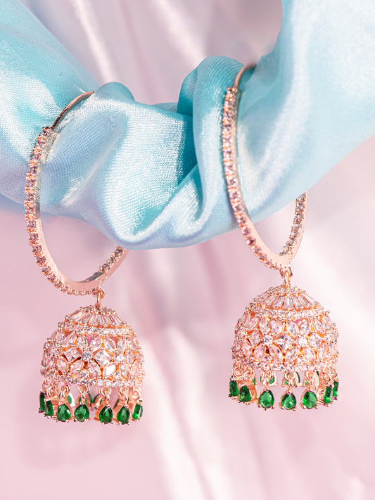 Emerald Blossom Earrings