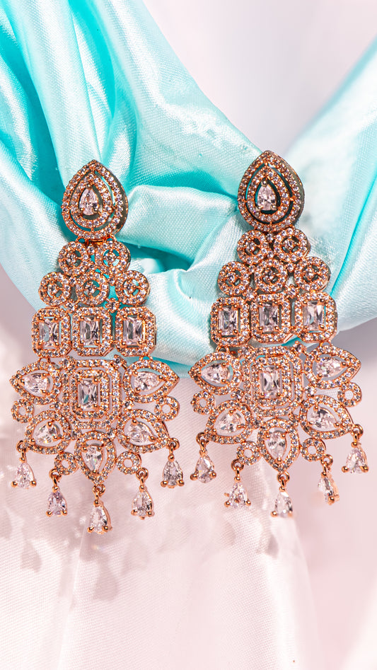 Crystal Crown Earrings