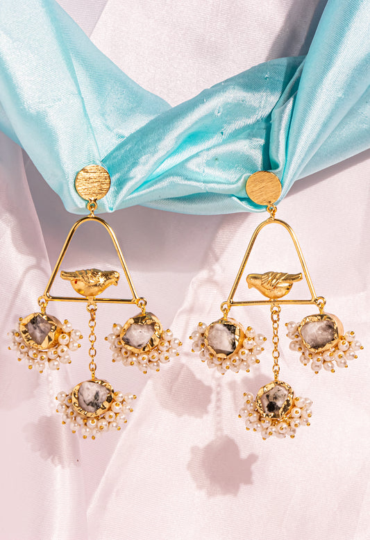 Starlit Archer Greek Earrings