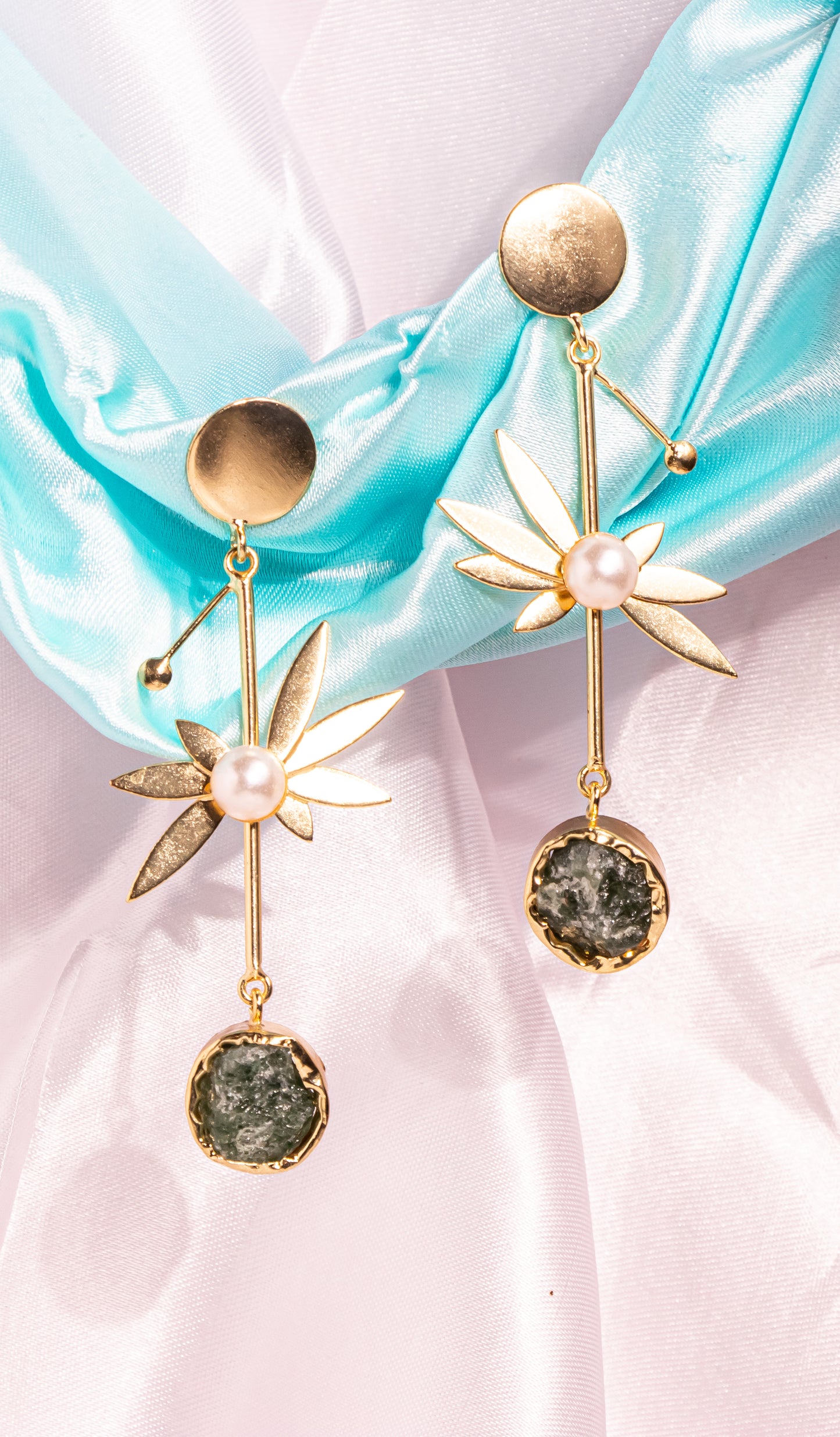 Silver Strategos Greek Earrings