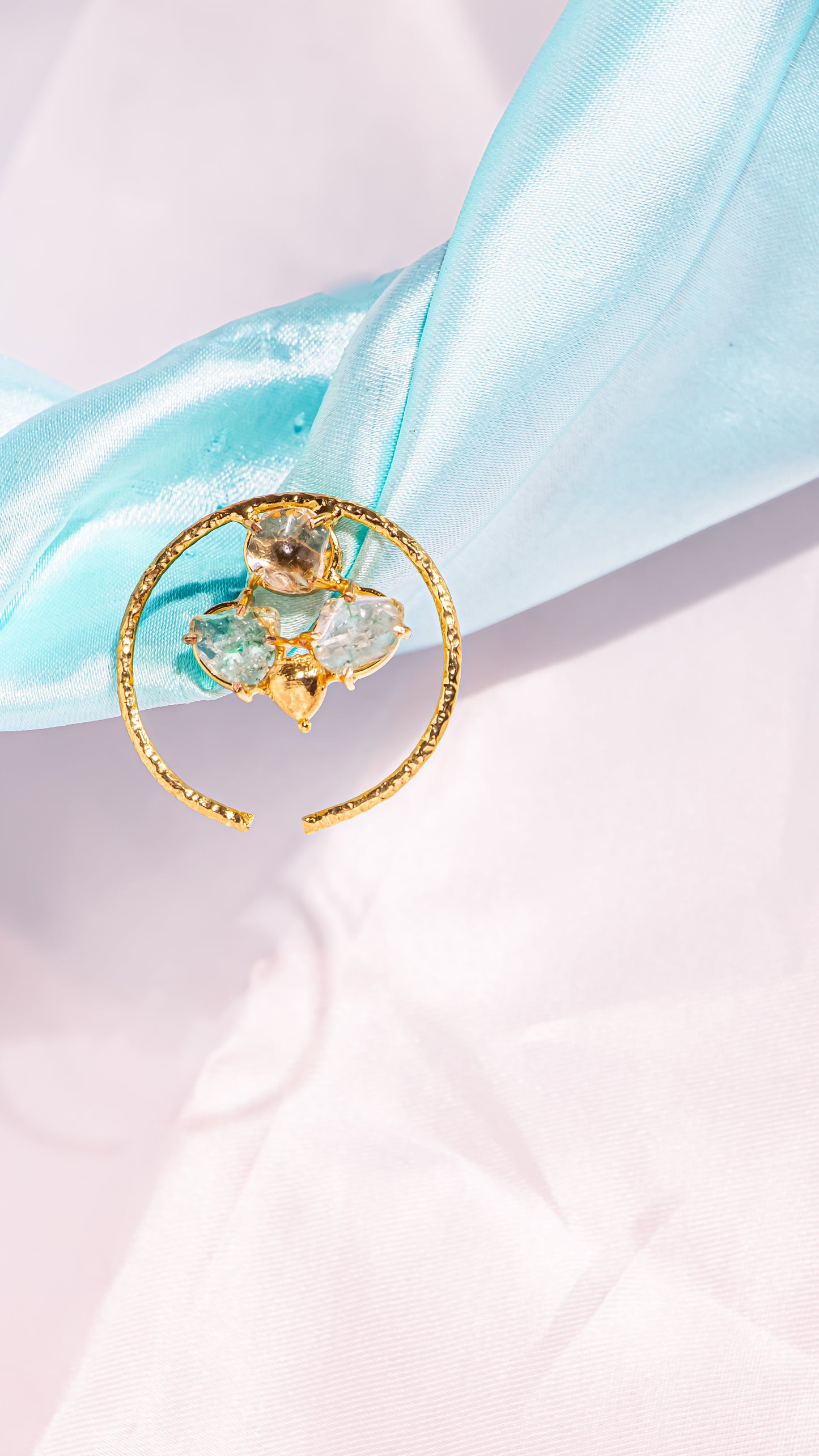 Dual Realm Spark Greek Earrings