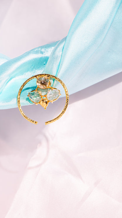 Dual Realm Spark Greek Earrings