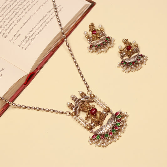 Manikarnika Gajanan Necklace Set
