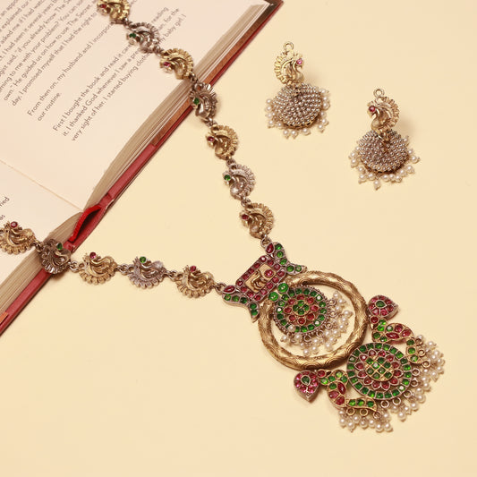 Manikarnika Himalayan Hues Necklace Set