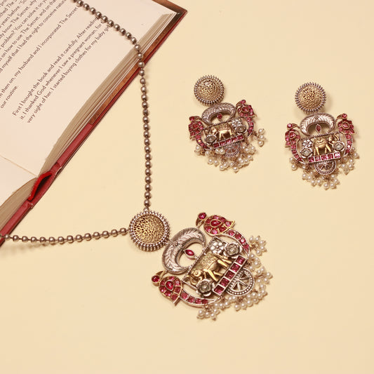 Manikarnika Meghdhwani Necklace Set