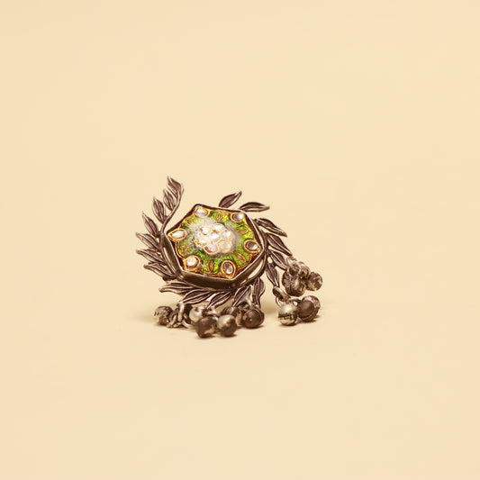 Rustique-Halo- Adjustable Ring