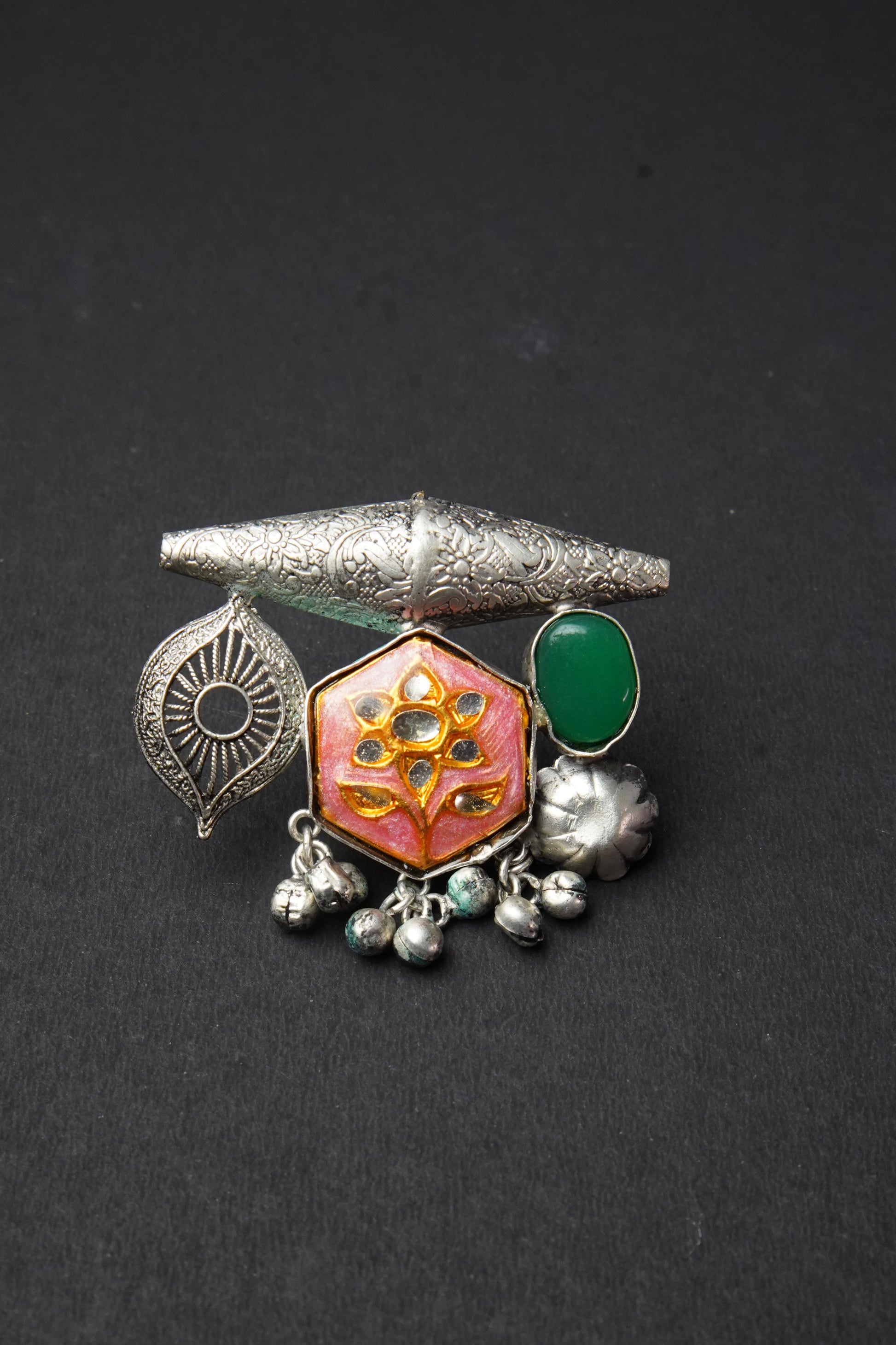 Metallic-Ember- Adjustable Ring - ELYSIAN GODDESS