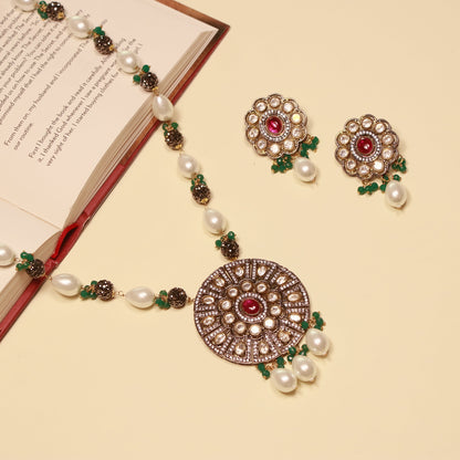 Royal Enigma Necklace Set - ELYSIAN GODDESS