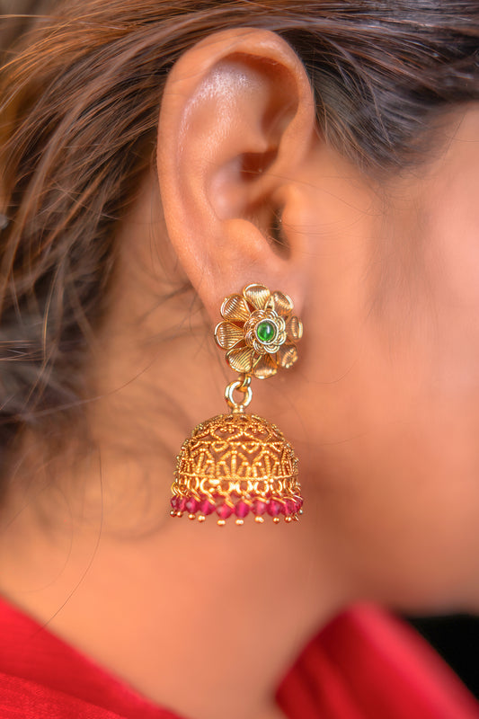 Padmavati Treasure Golden Earrings
