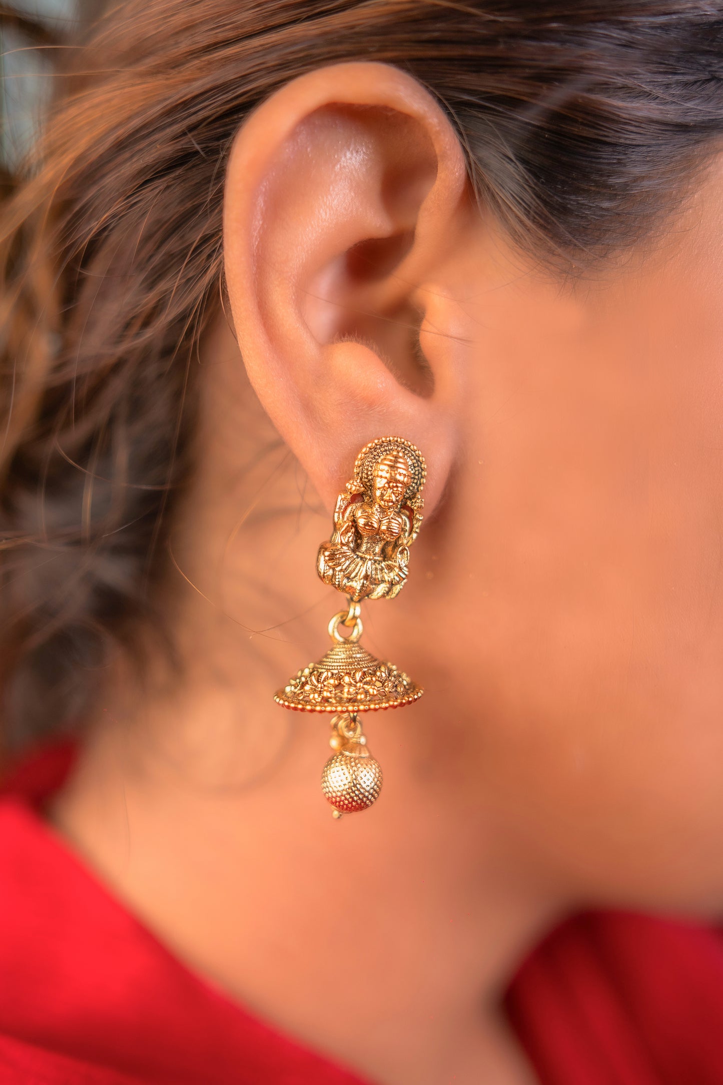 Graceful Padmavati Laxmi Ji Earrings