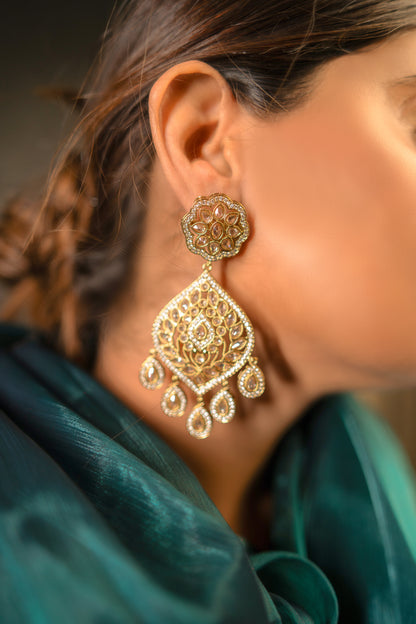 Noor-E-Jahan Radiant Jewel Polki Earrings