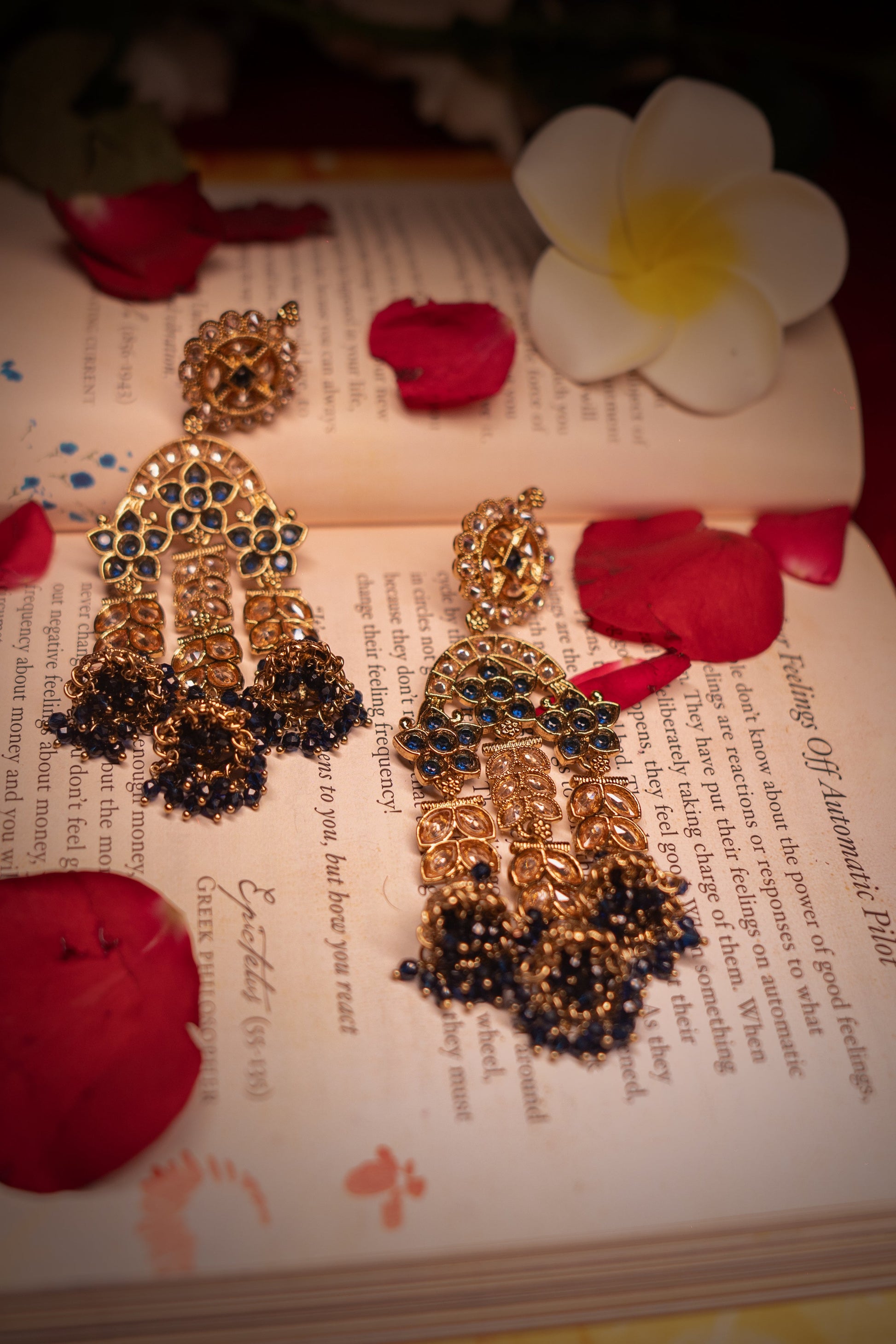 Luminous Legacy Green Polki Earrings - ELYSIAN GODDESS