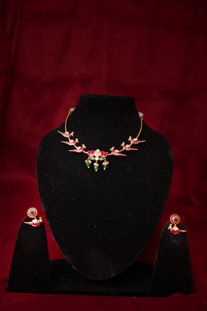 Padmavati's Garden Necklace Set - ELYSIAN GODDESS