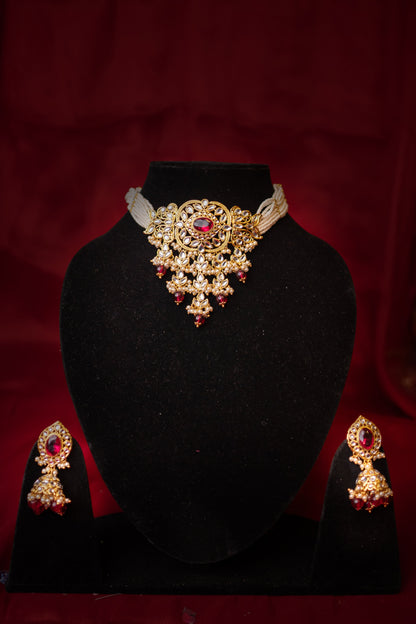 Eternal Padma Choker Necklace Set