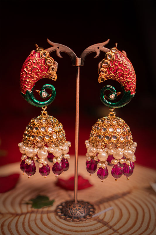 Noor Divine Opulence Kndan Earrings